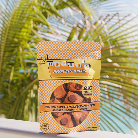 Chocolate Peanut Butter Protein Bites